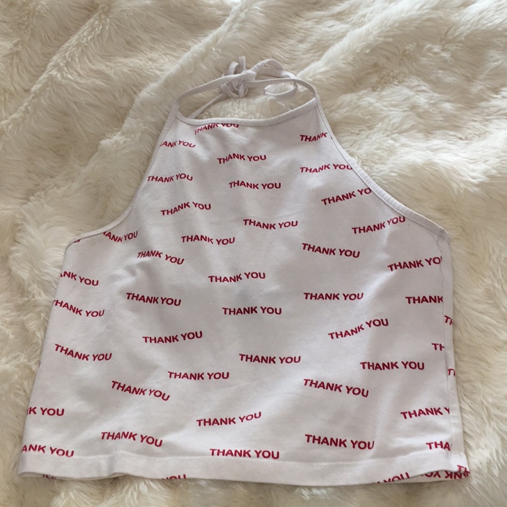 Halter crop top